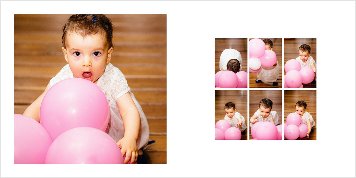 Fotografia de festa infantil de criança em Curitiba Buffet Fina Festas Fotógrafo de família