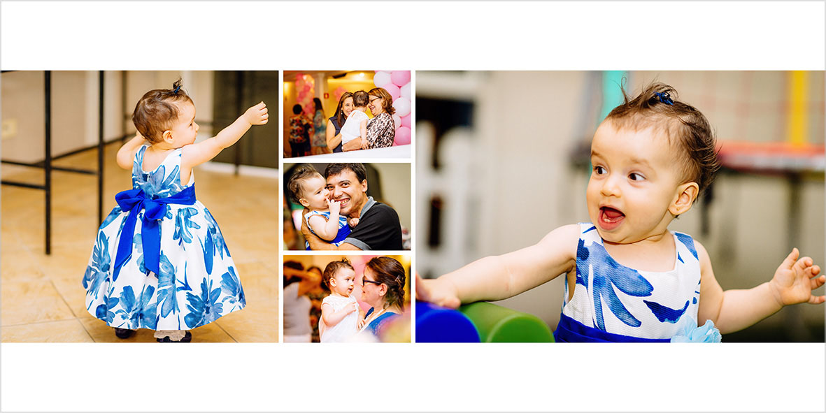 Fotografia de festa infantil de criança em Curitiba Buffet Fina Festas Fotógrafo de família