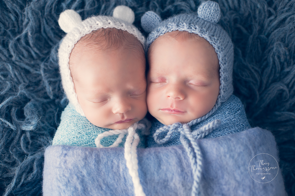 fotografia de newborn gemeos