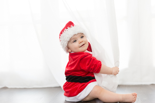 mini ensaio de crianca de natal