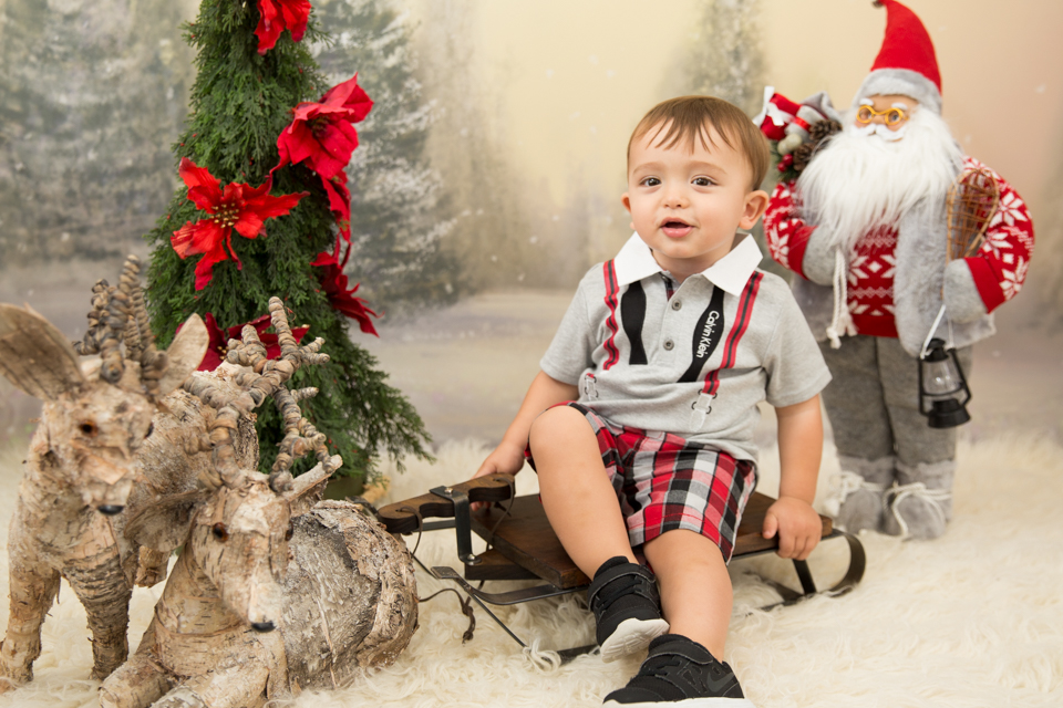 ensaio para crianças de natal