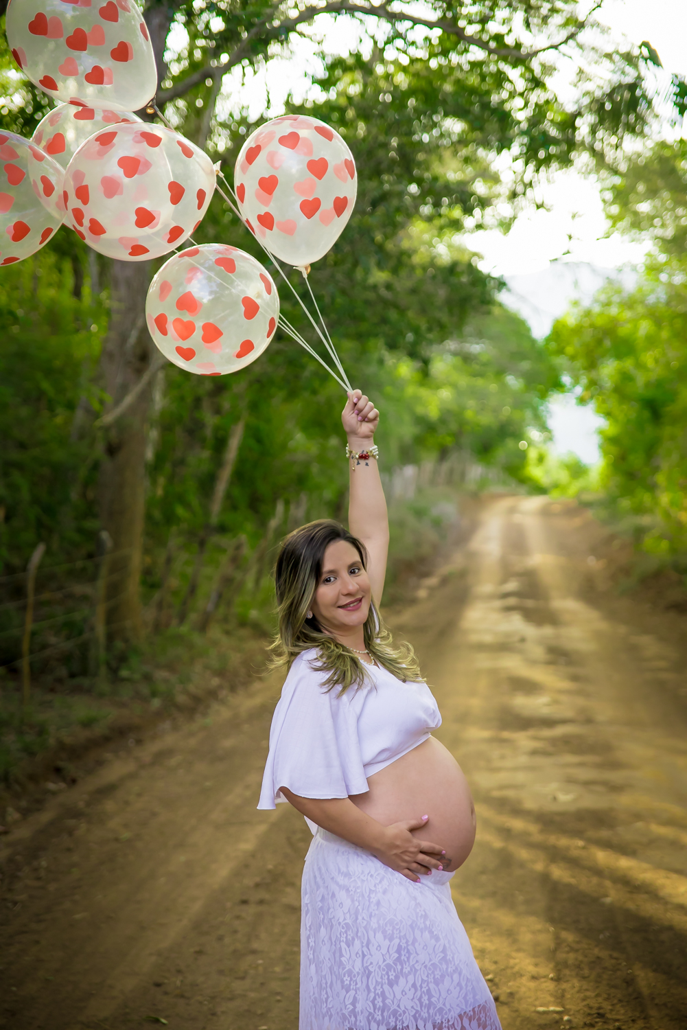 Fotos de gravida com balão