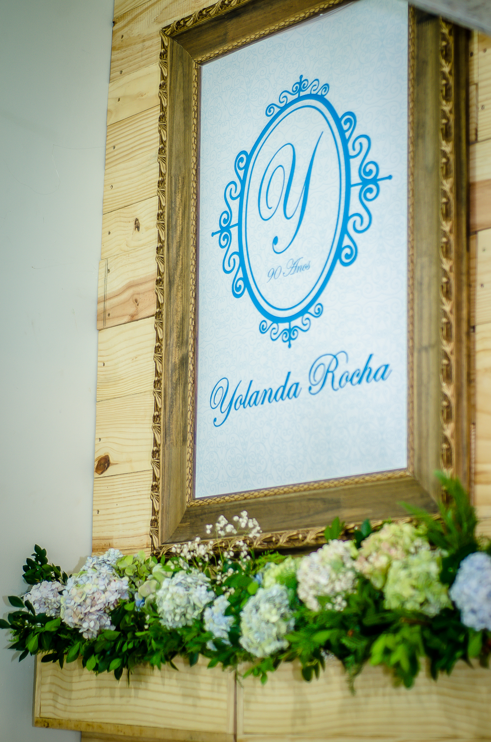 Painel do aniversário de Yolanda Rocha