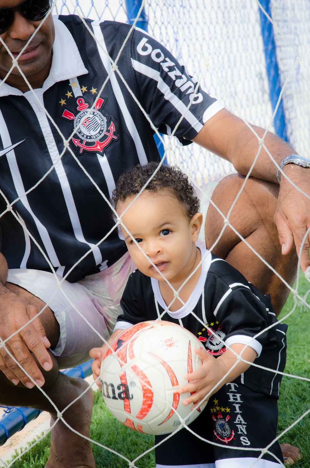 Pai e filho futebol