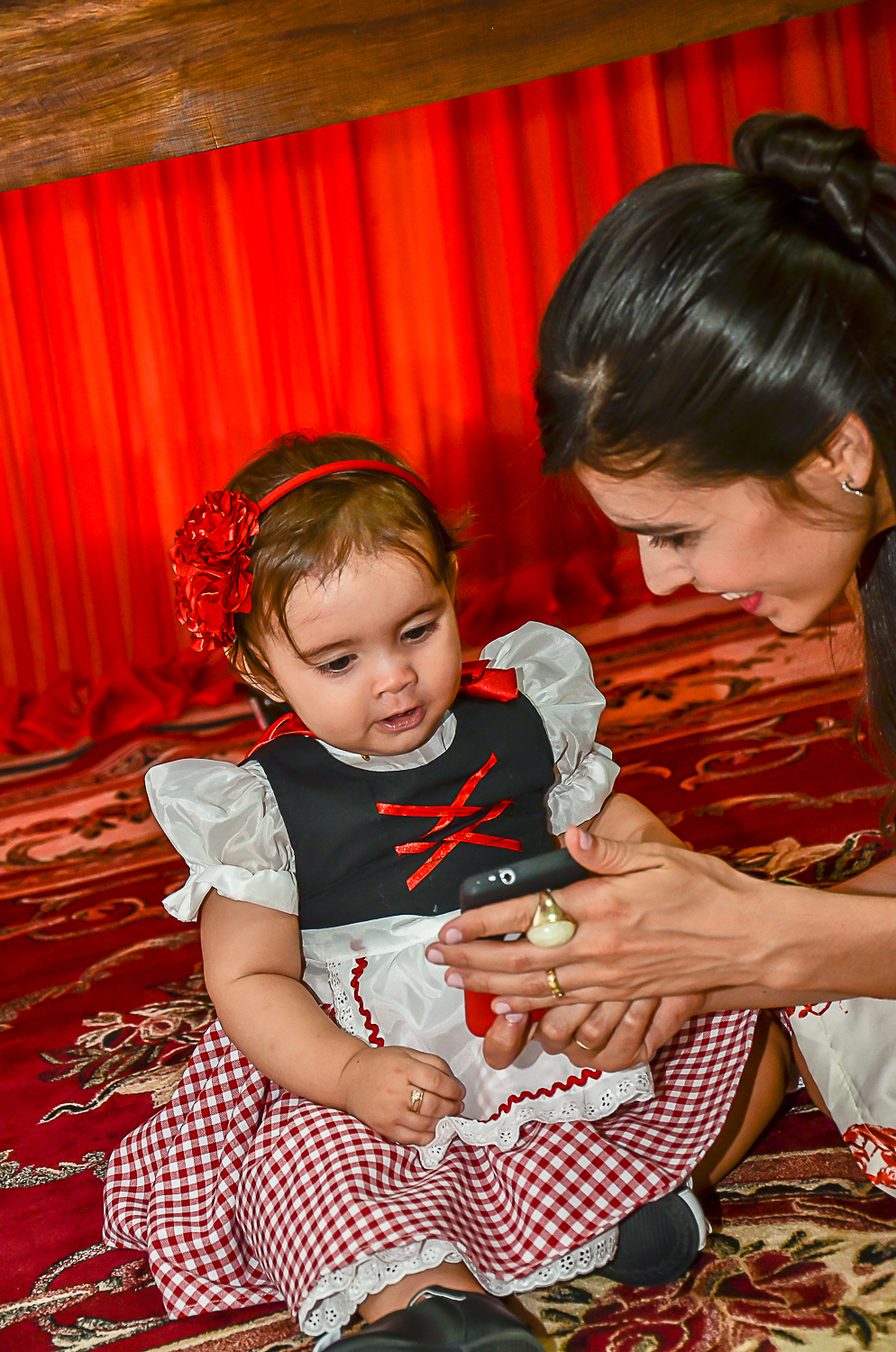 Brincando com a mamãe