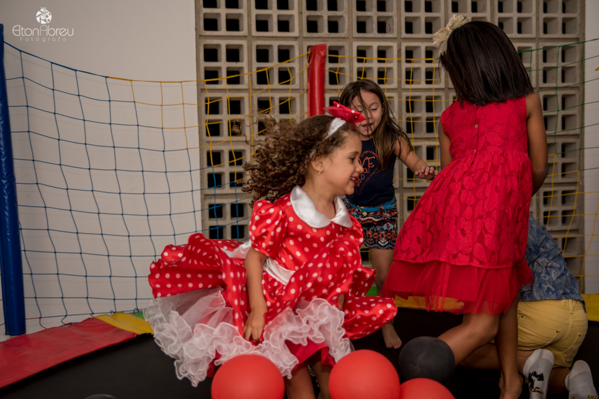 Brincando no aniversário