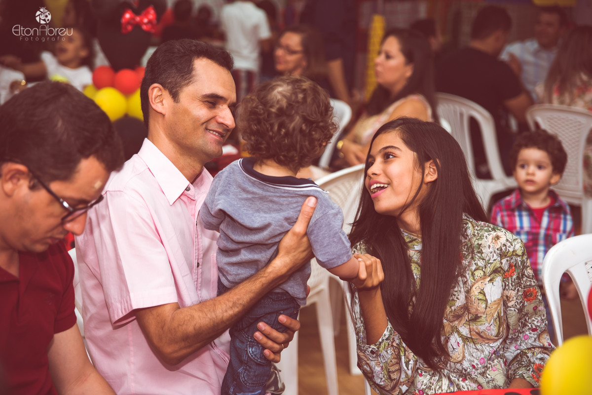 Convidados no aniversário