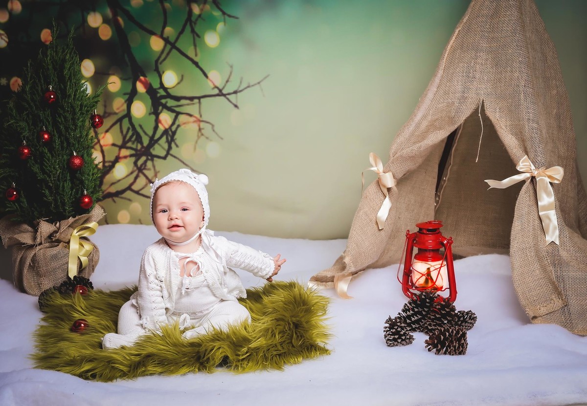 Fotos lindas de Natal bebe