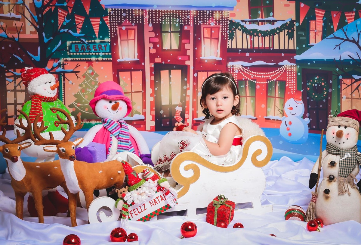 Fotos lindas de Natal menina