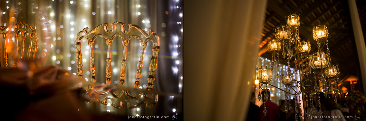 decoração minimalista em casamento