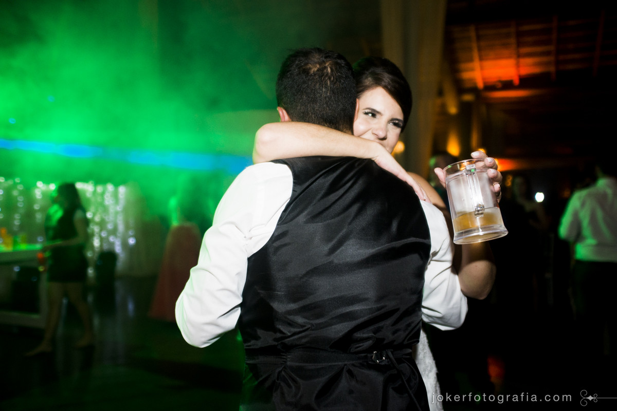 iluminação cênica na festa de casamento