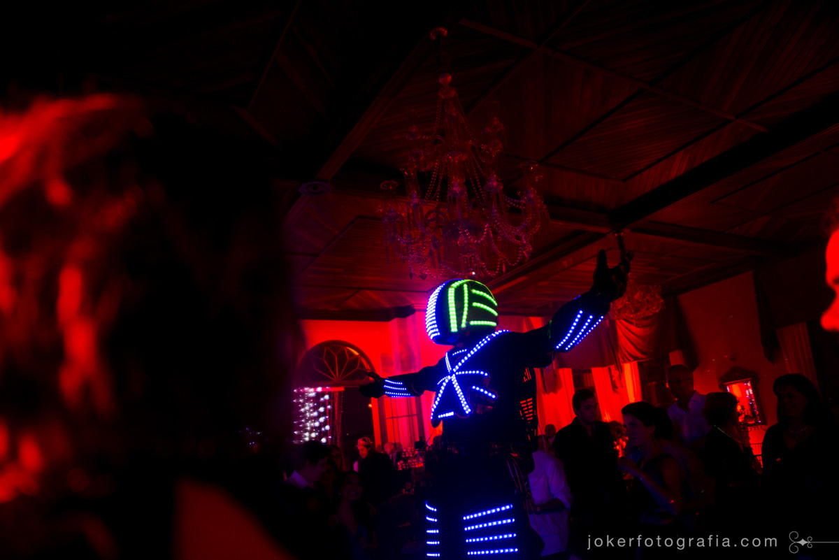 robô de led