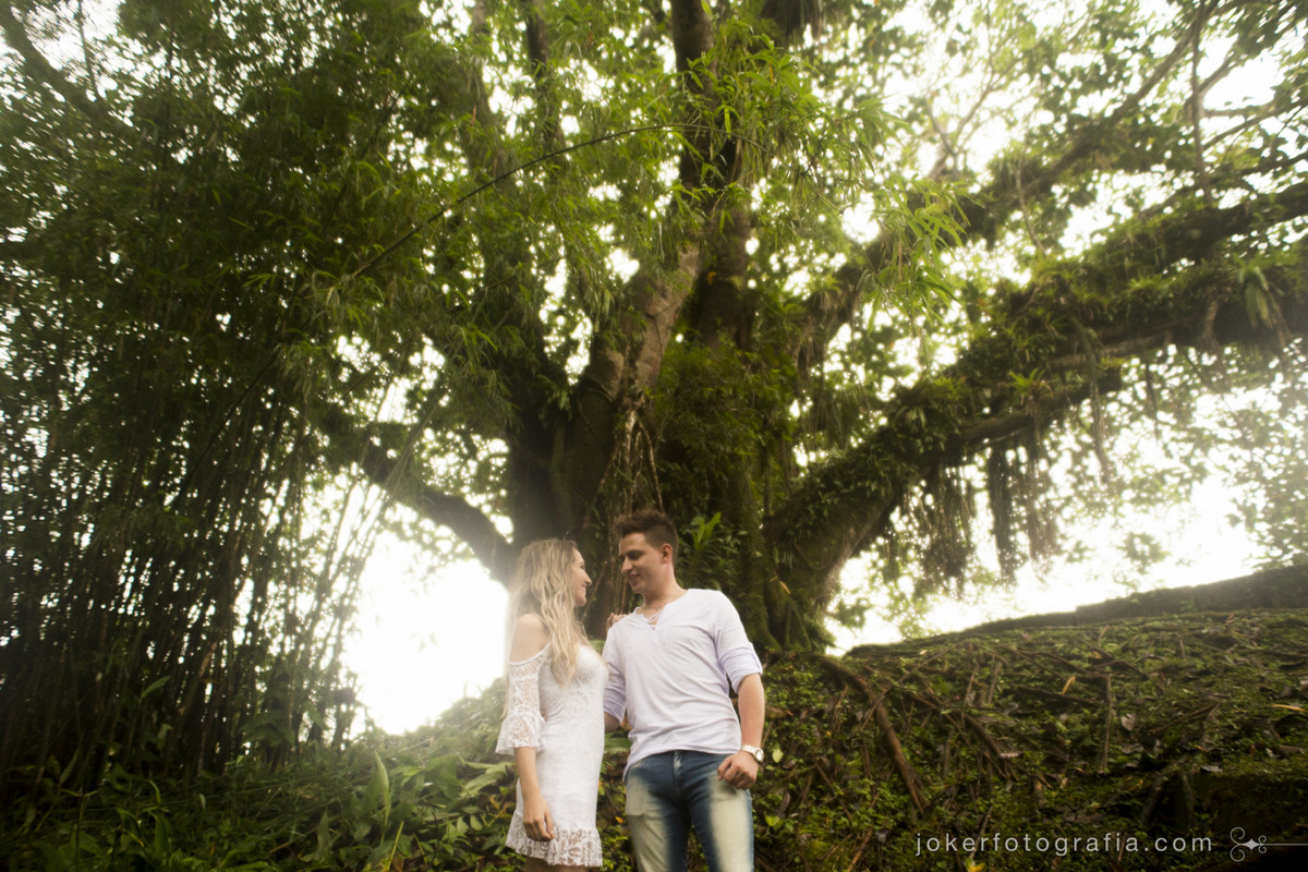 ensaio com natureza