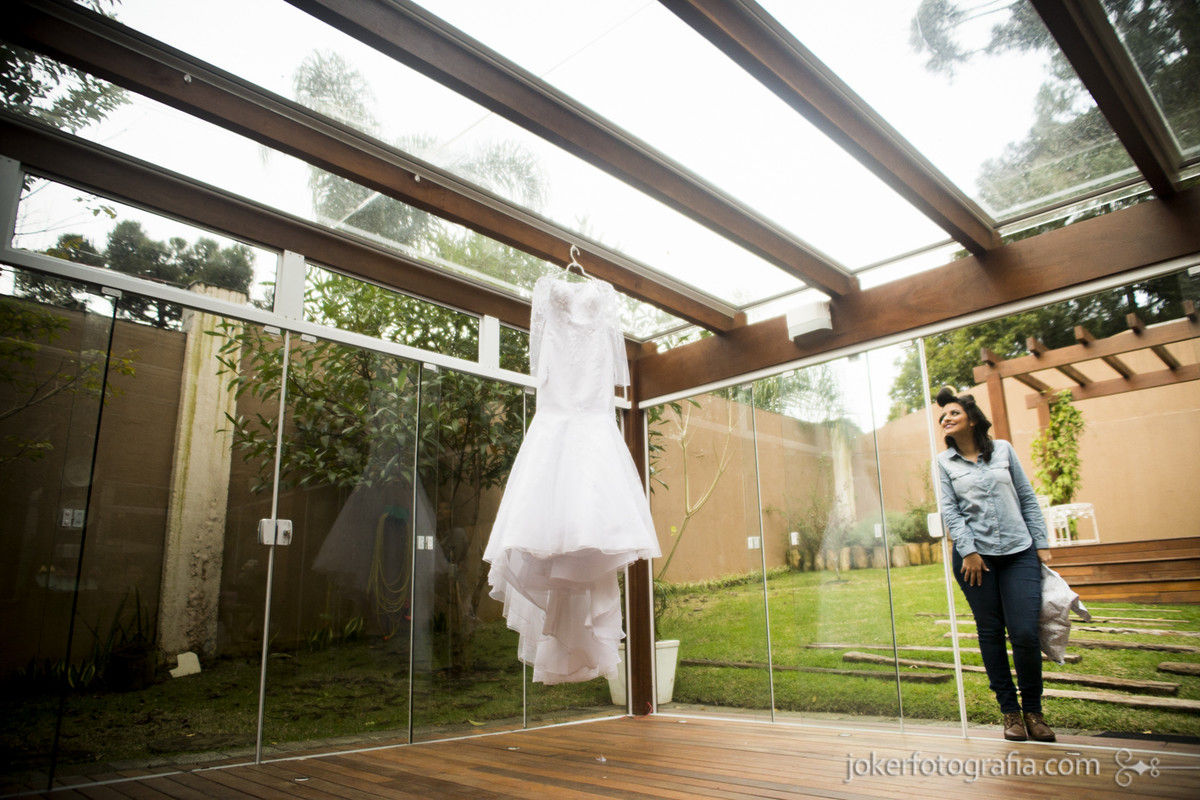vestido da noiva making of