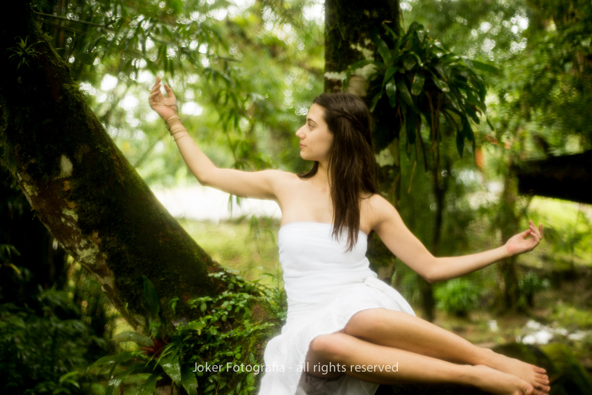 ensaio com bailarina