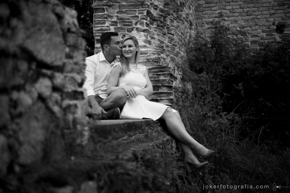 fotografia de casamento nas ruinas de antonina