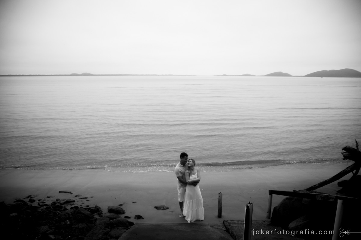 ensaio de casamento na praia