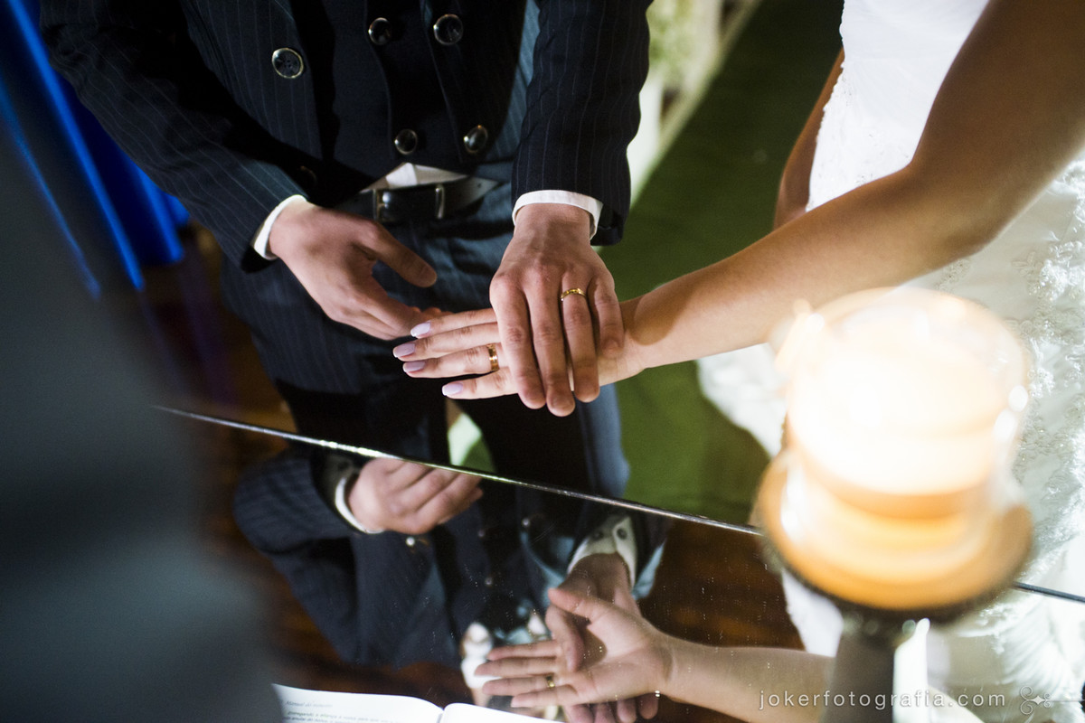 bênção das alianças de casamento