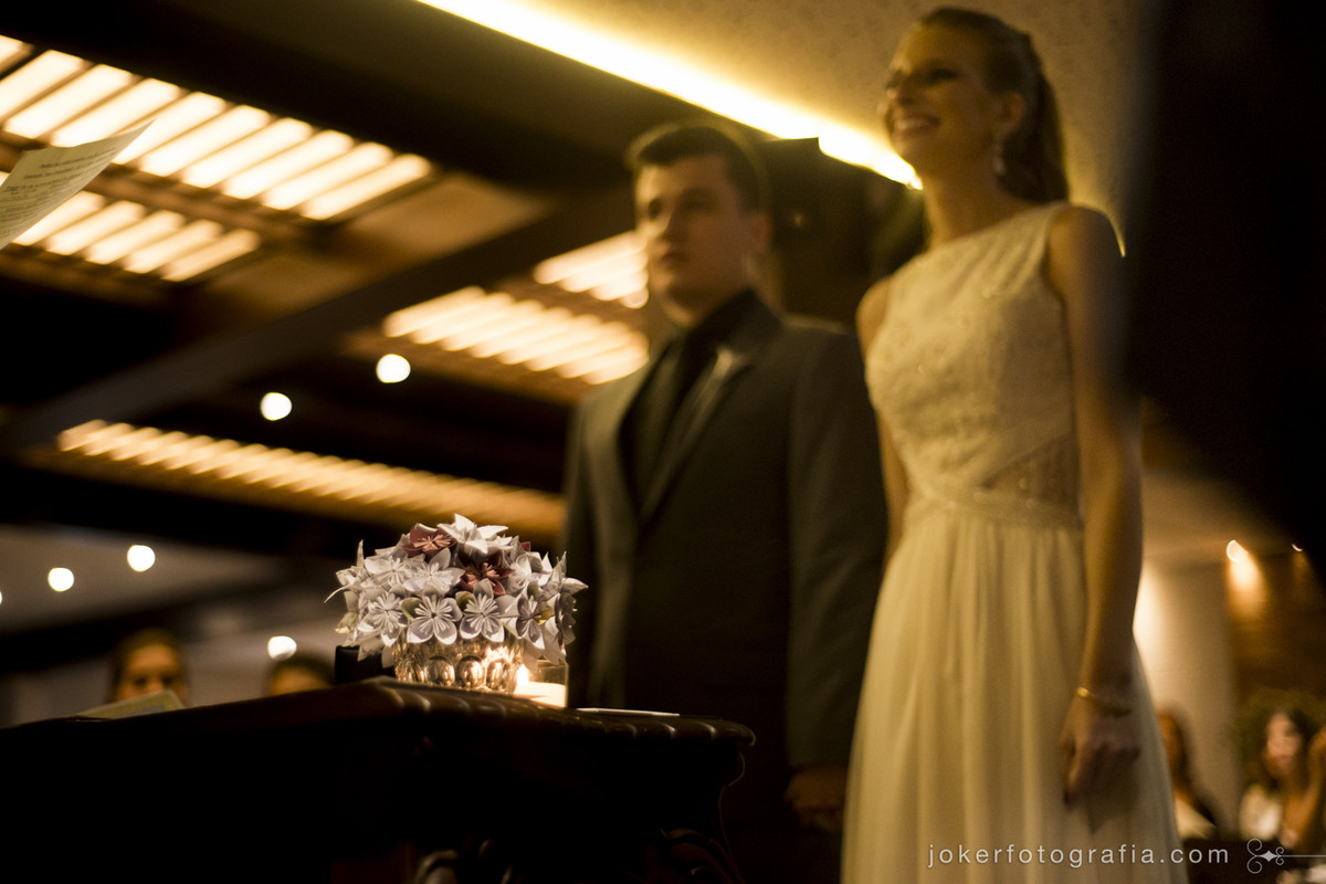 cerimonia de casamento no restaurante ohana batel em curitiba