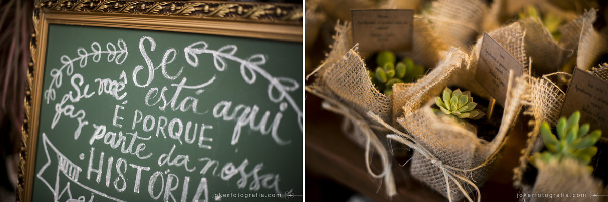 decoração de casamento utilizando quadro negro e detalhes