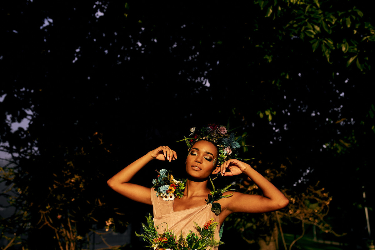 deusa ninfa floresta fotos femininas negra beleza rainha princesa fotografia ale queiroz