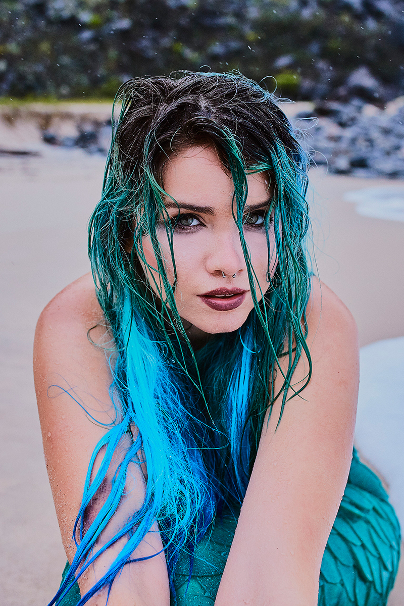 sereia azul