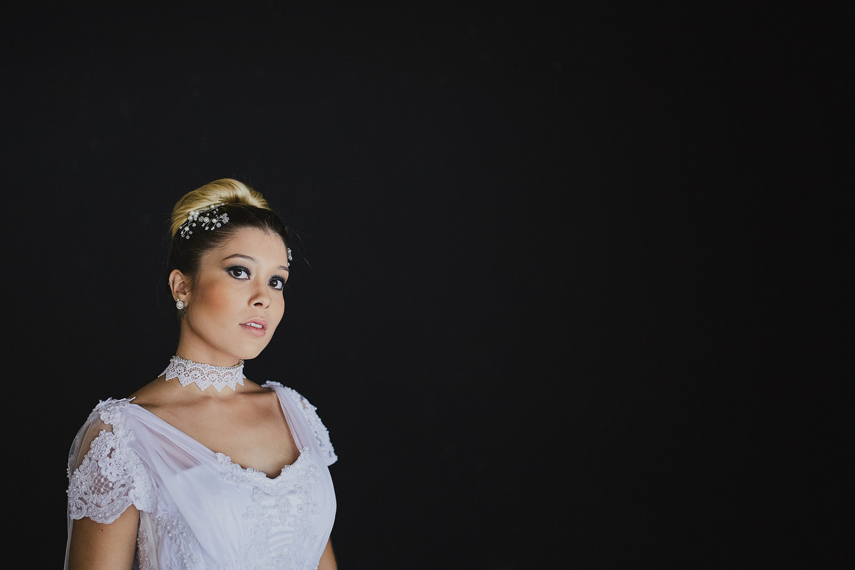 noiva em estudio