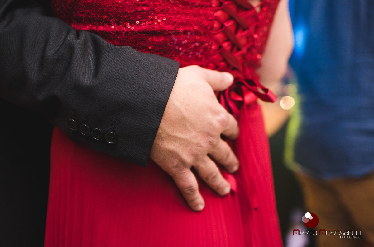 Detalhes do baile de formatura na recepção dos formandos em direito. Foto por Marco Moscarelli