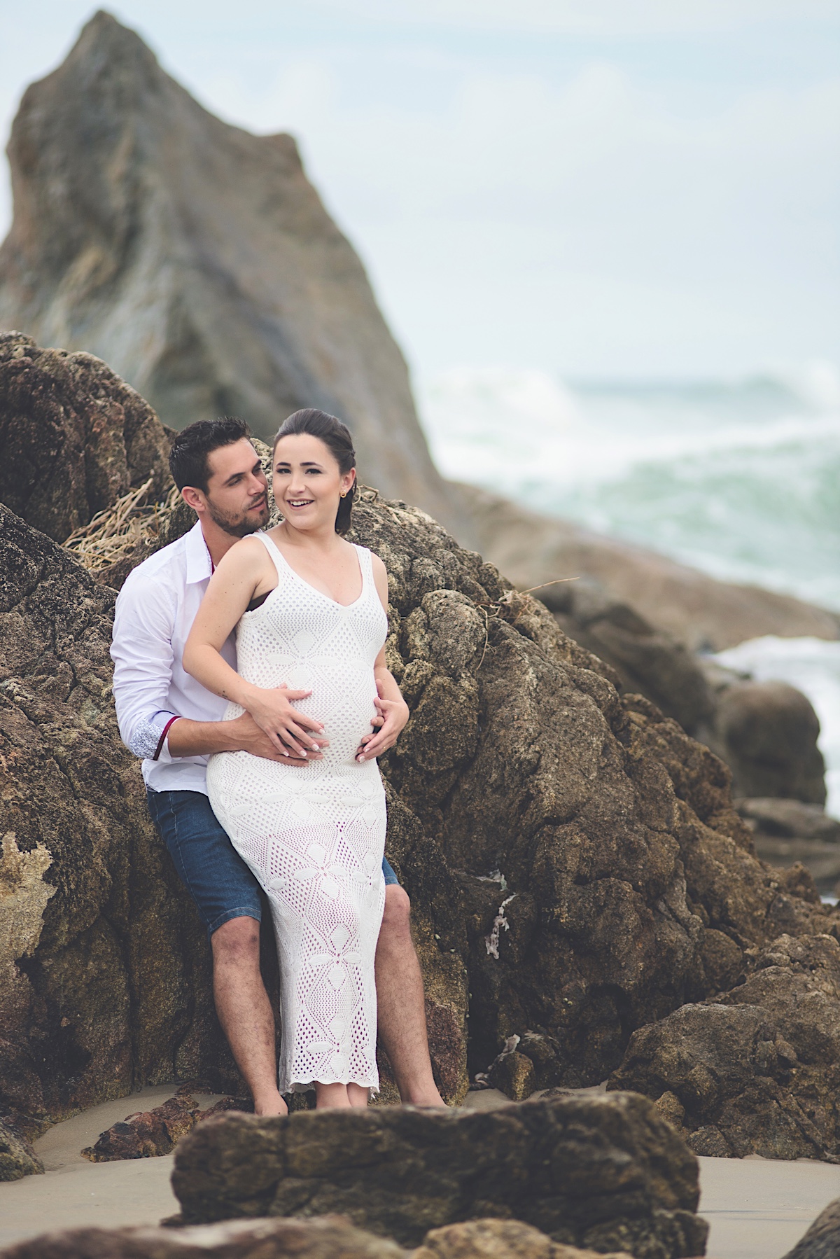 ensaio gestante - praia - grávida - mãe de menino - são francisco do sul - chroma fotografia