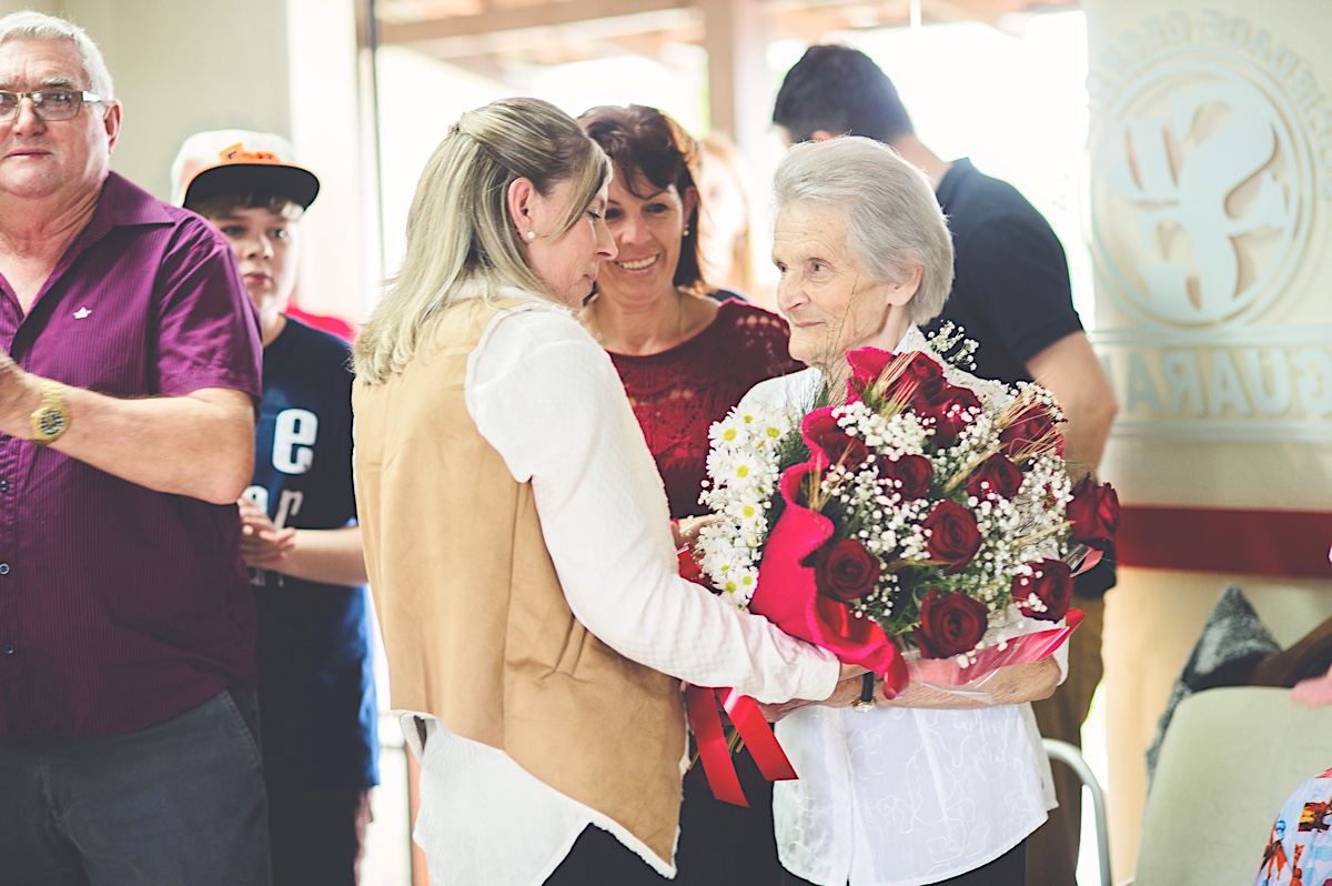 aniversário - 90 anos - dona rosa - sociedade guarani - são bento do sul - chroma fotografia