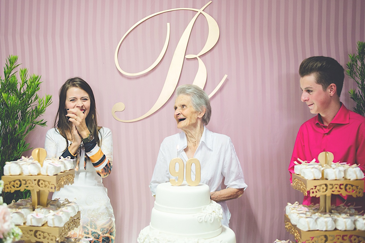 aniversário - 90 anos - dona rosa - sociedade guarani - são bento do sul - chroma fotografia