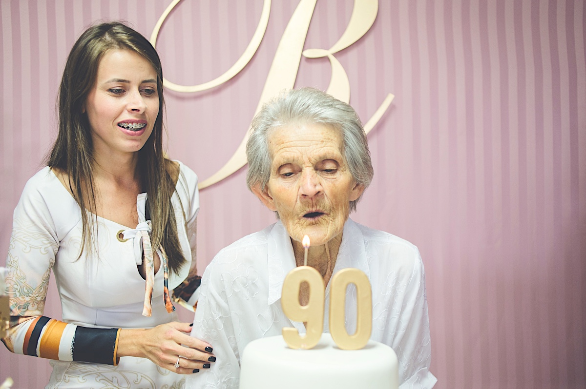 aniversário - 90 anos - dona rosa - sociedade guarani - são bento do sul - chroma fotografia
