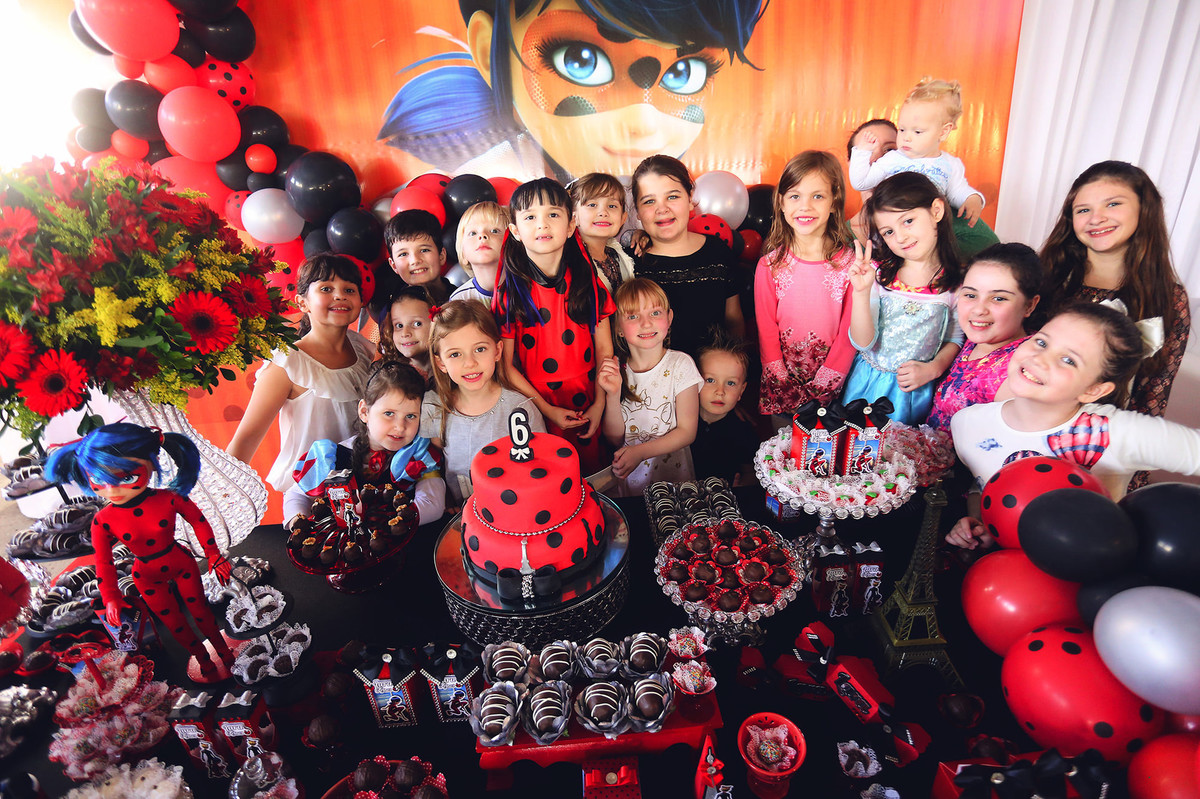 Aniversário - Lara 6 anos - Jaraguá do Sul - Chroma Fotografia - Tema Ladybug