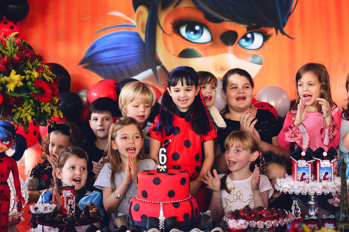 Aniversário - Lara 6 anos - Jaraguá do Sul - Chroma Fotografia - Tema Ladybug