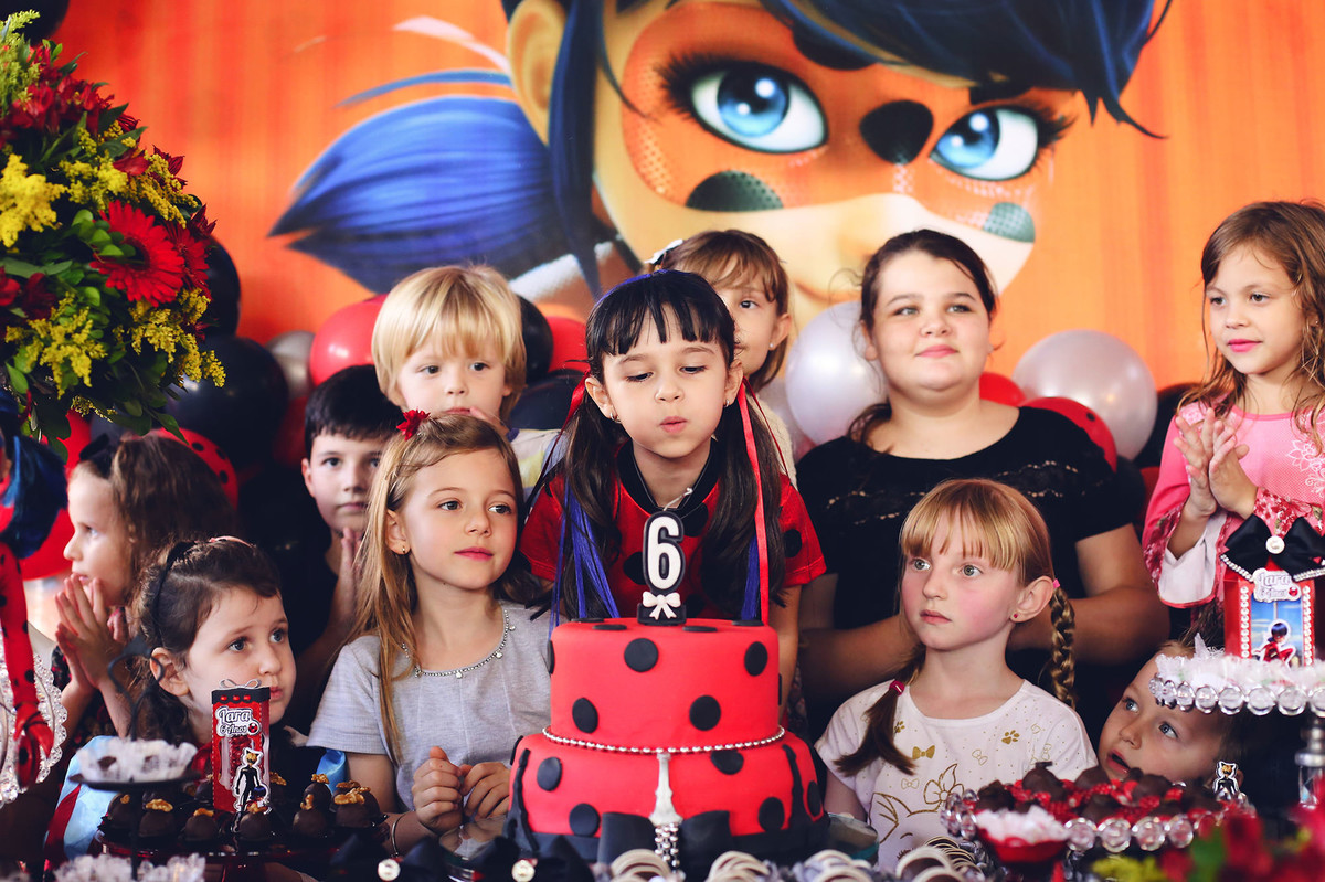 Aniversário - Lara 6 anos - Jaraguá do Sul - Chroma Fotografia - Tema Ladybug