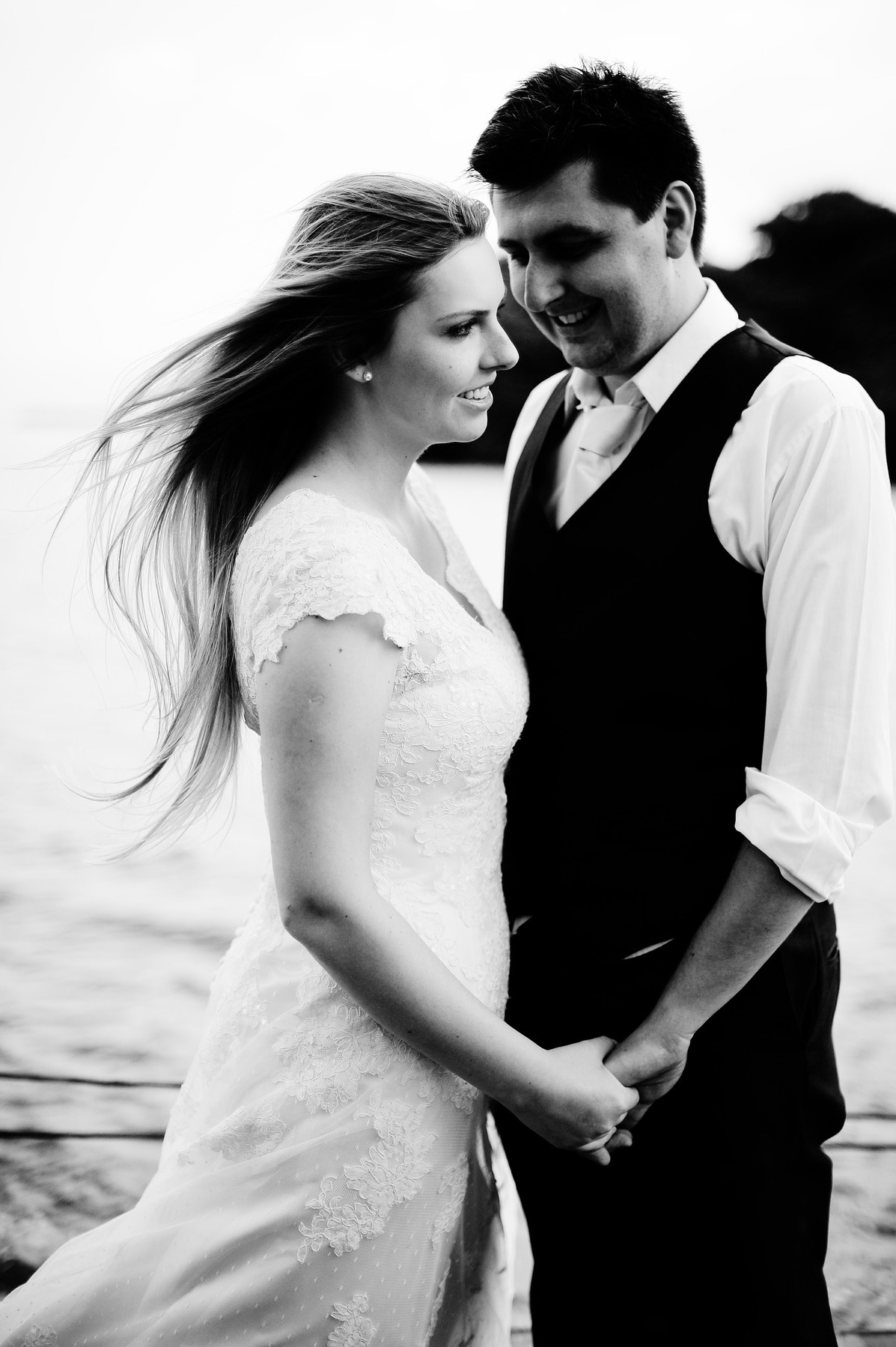 trash the dress - pós-casamento - caroline münch - leandro neiderdt - carol e leandro - praia - chroma fotografia