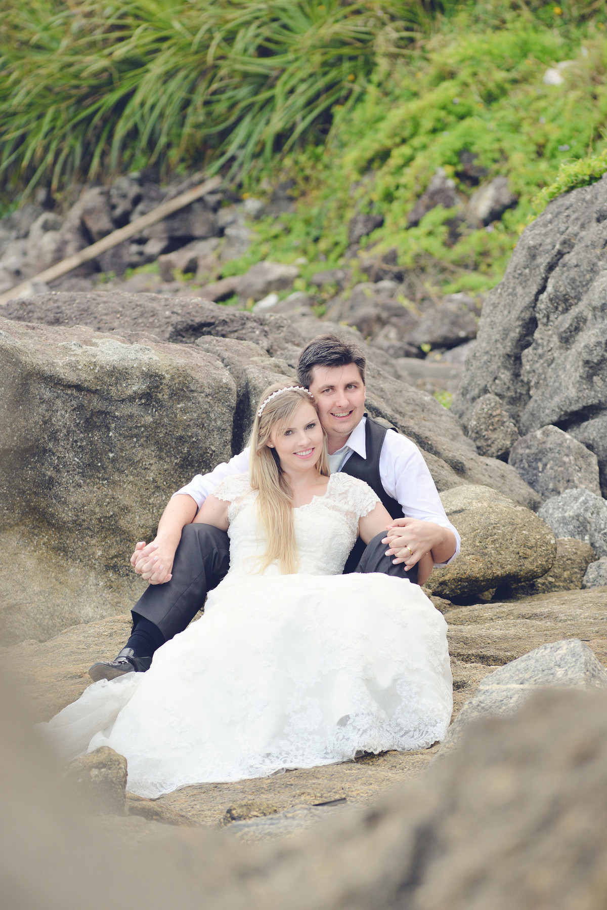 trash the dress - pós-casamento - caroline münch - leandro neiderdt - carol e leandro - praia - chroma fotografia