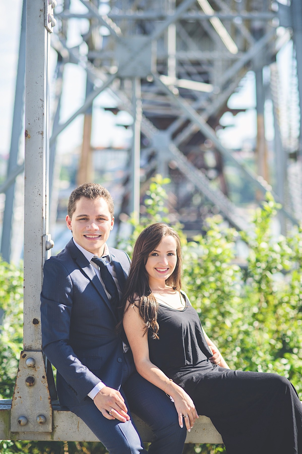 pré-casamento - pre wedding - paolla - éliton - casal - couple - florianópolis - floripa - ensaio casal - ponte hercílio luz - chroma fotografia