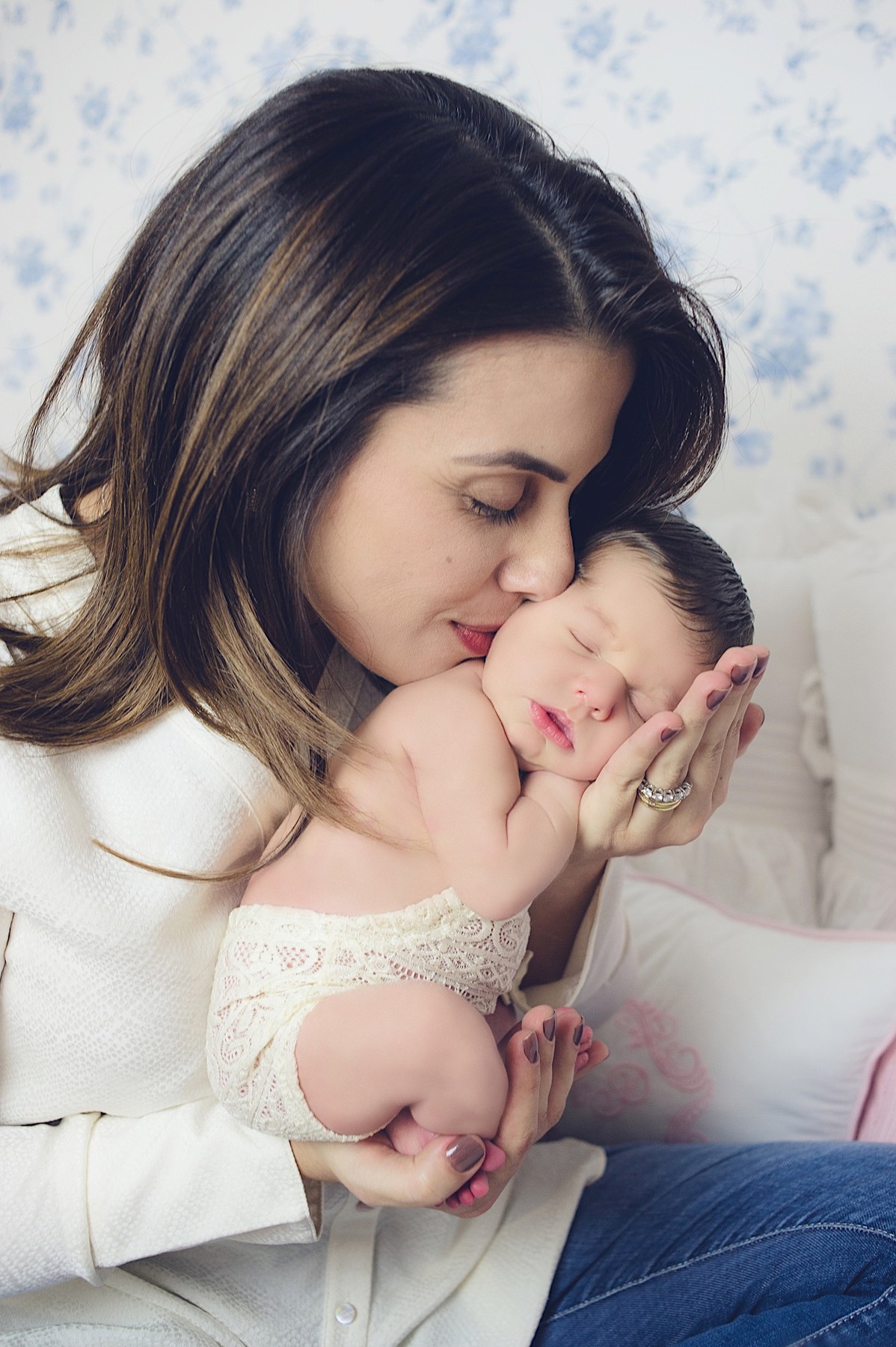 newborn - jaraguá do sul - maria paula - mae de menina - baby girl - recem nascido - chroma fotografia