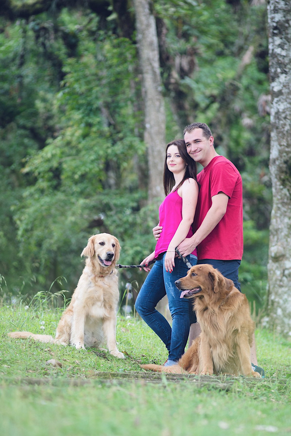 pré - pre wedding - pré casamento - golden retriever - ensaio casal - nathascha - diego schorr - são bento do sul - chroma fotografia