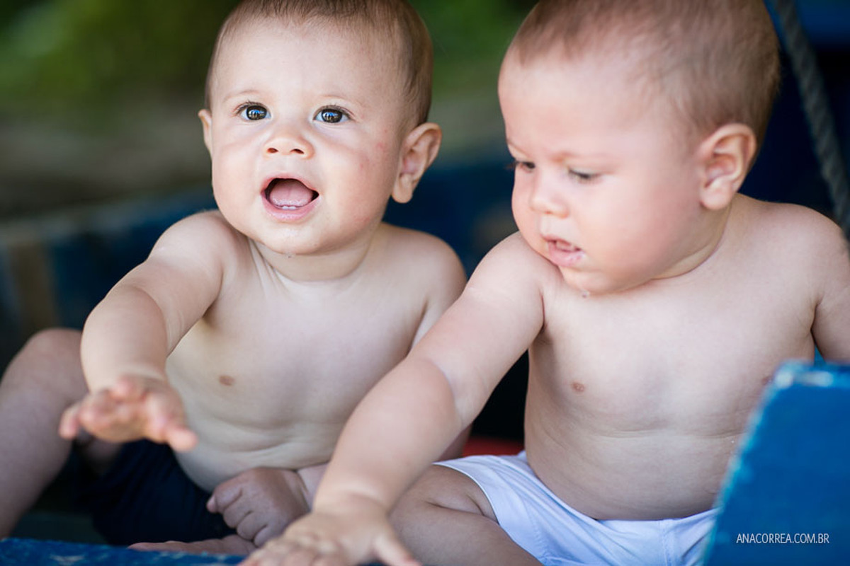 Fofura Dupla: Noah e Enzo, com seus 8 meses | Imbituba, SC