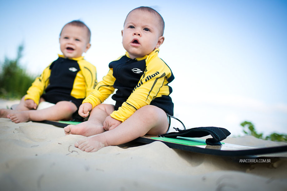 Fofura Dupla: Noah e Enzo, com seus 8 meses | Imbituba, SC