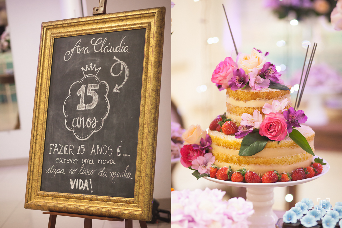 naked cake 15 anos