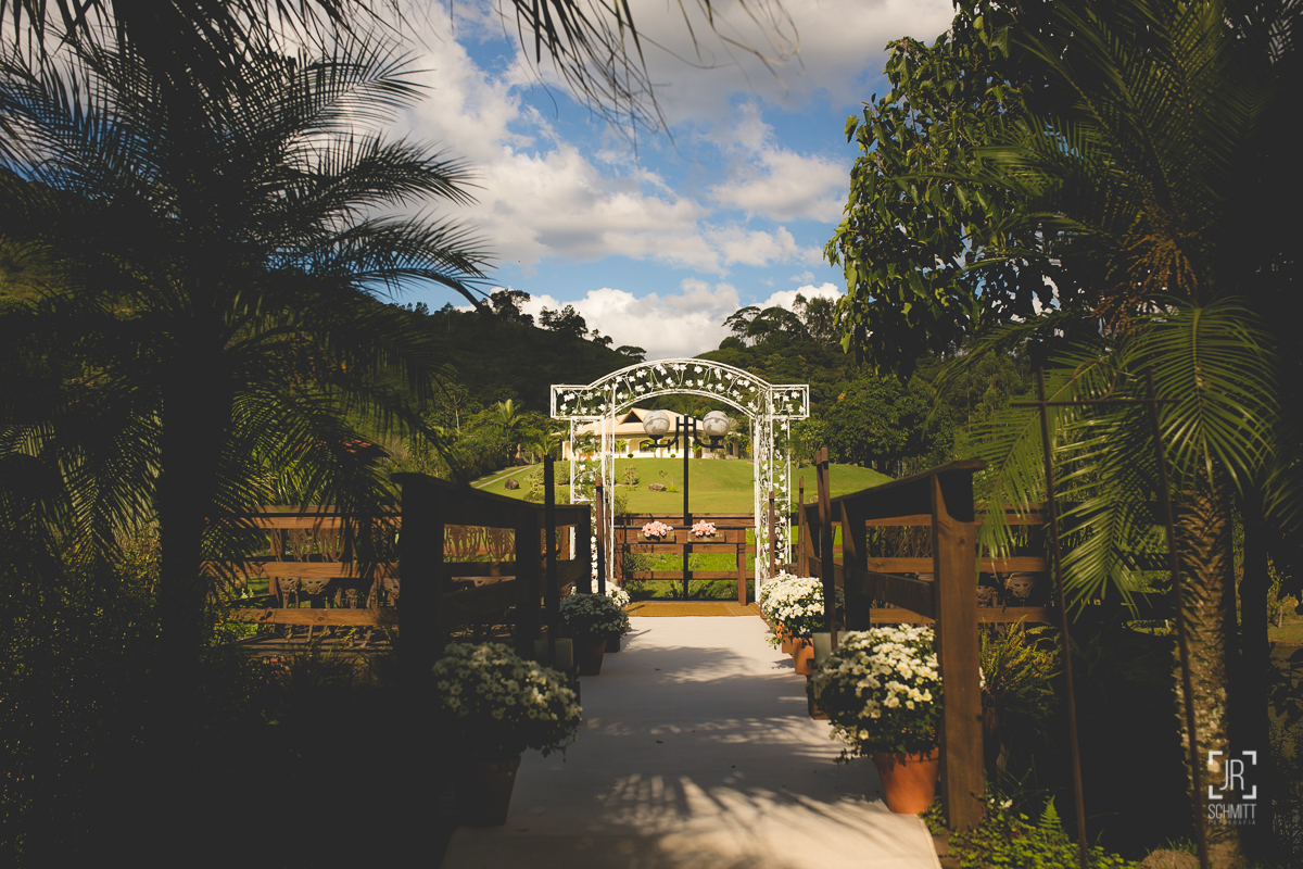 Local da cerimônia - Casamento de dia