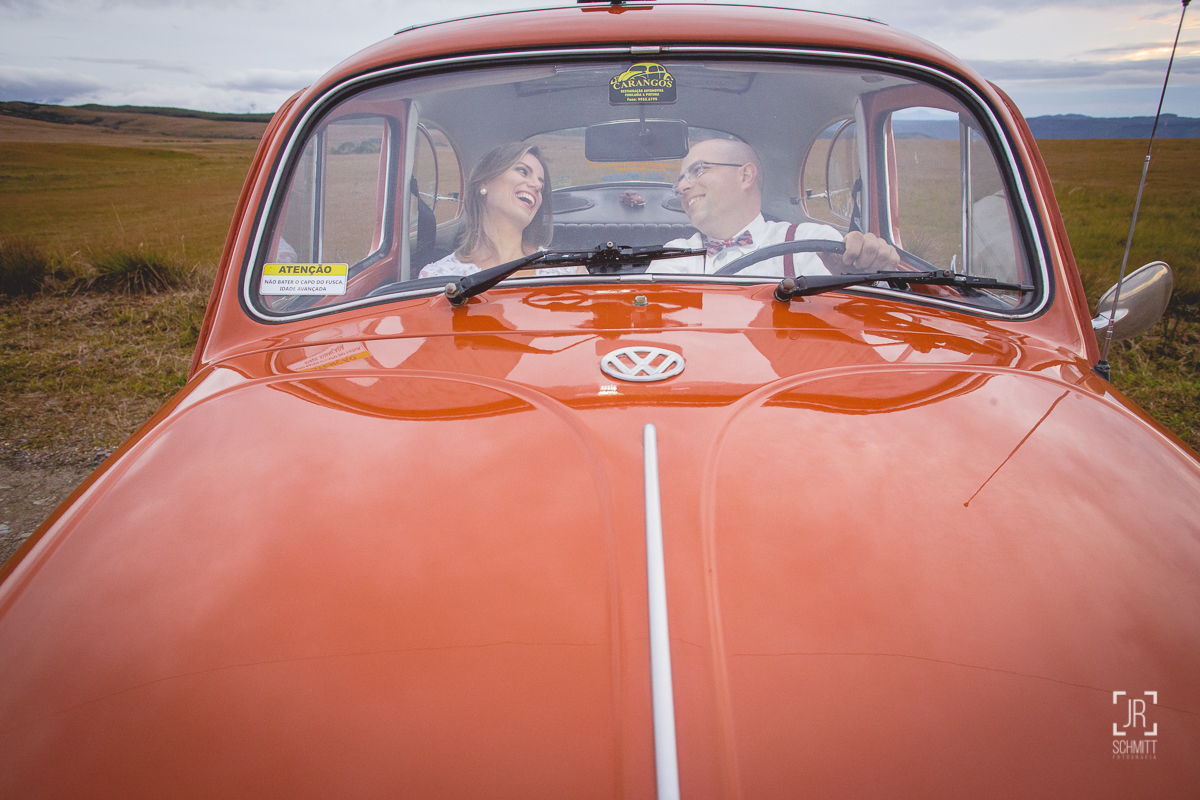 noivos com fusca