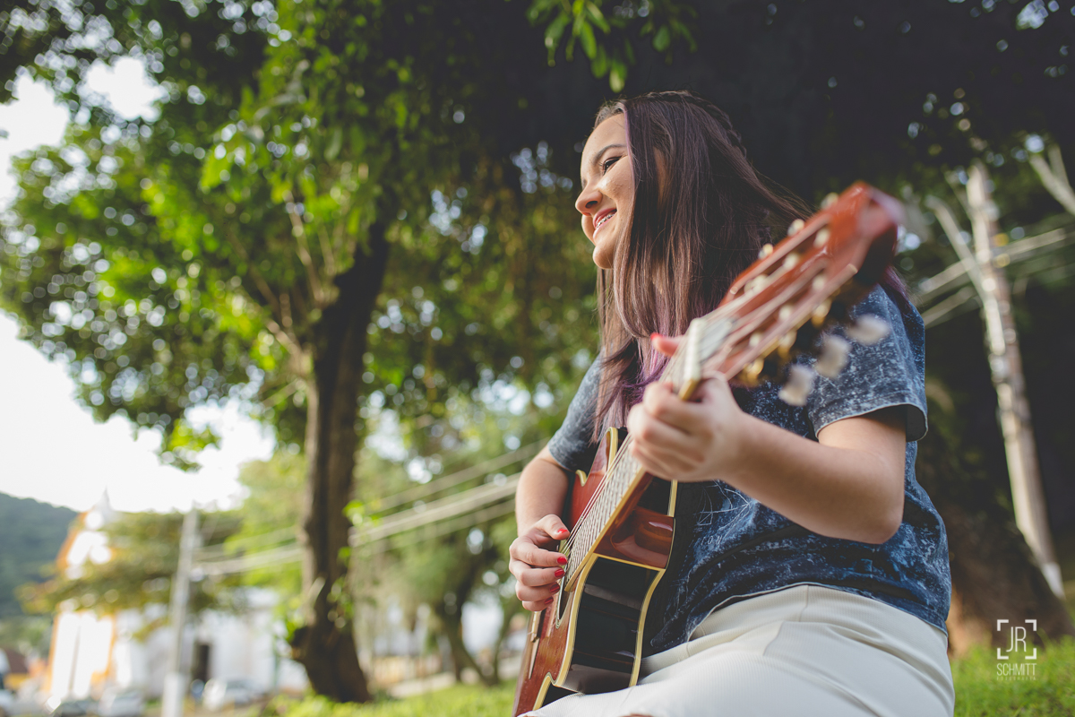 Sessão 15 anos com violão