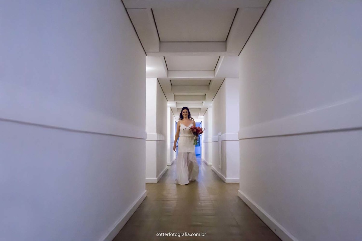 noiva chegando