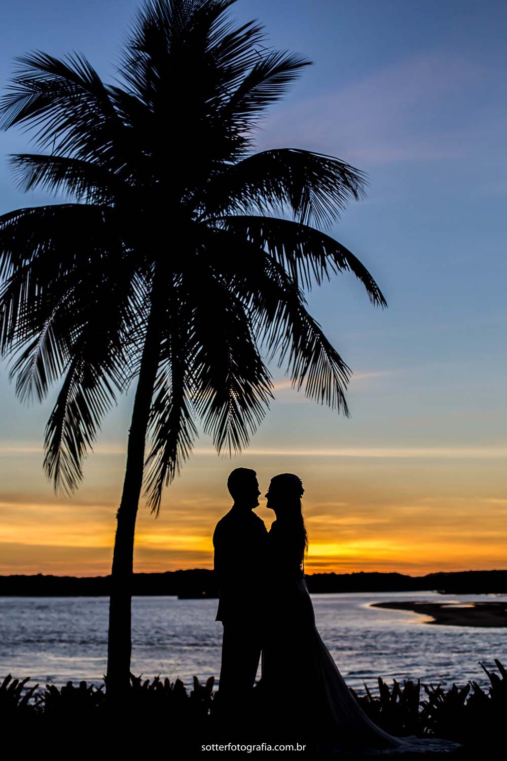 casamento por do sol