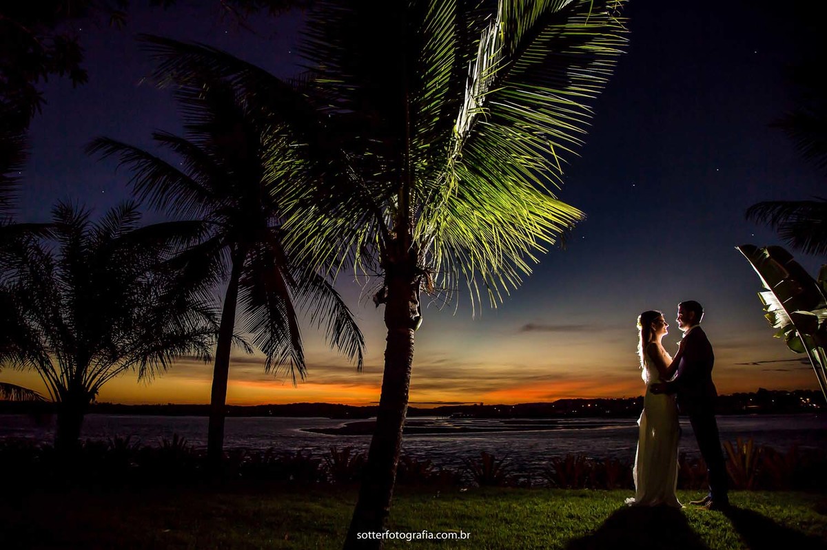 casamento por do sol