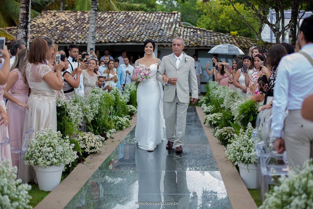 noiva entrando casamento em trancoso sotter fotografo em trancoso